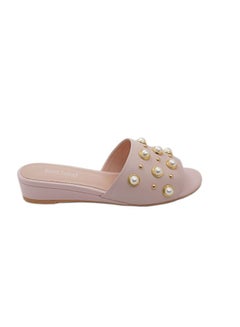 Formal Wedge Sandal Light Pink