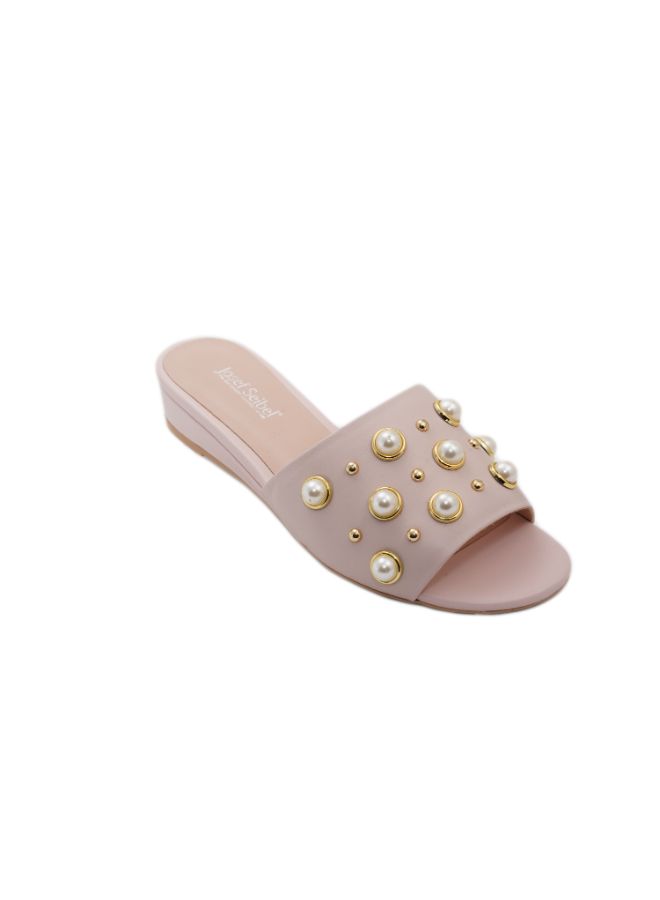 Josef Seibel - Formal Wedge Sandal Light Pink - Image 1