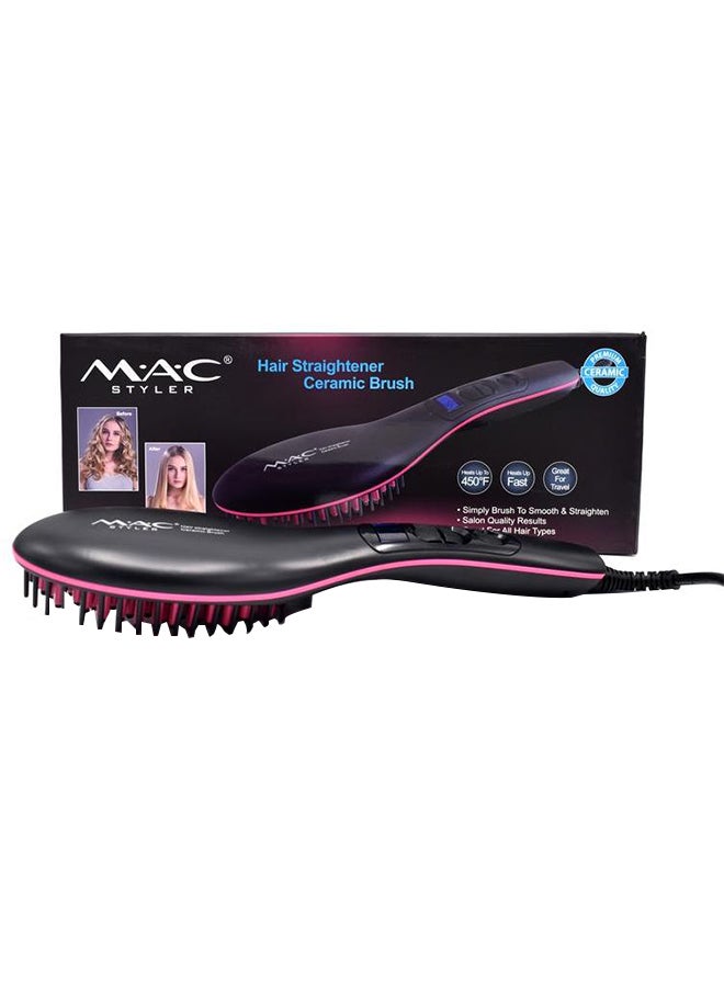 ماك ستايلر فرشاة فرد الشعر أسود