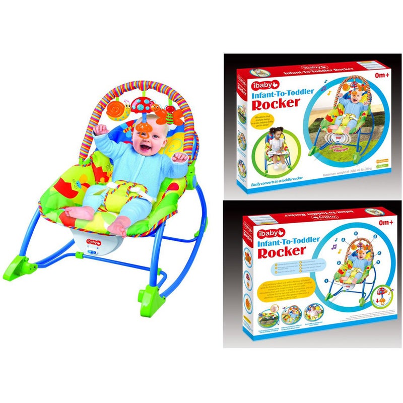 كرسي هزاز ملائم للأطفال حديثي الولادة وحديثي المشي - Image 2