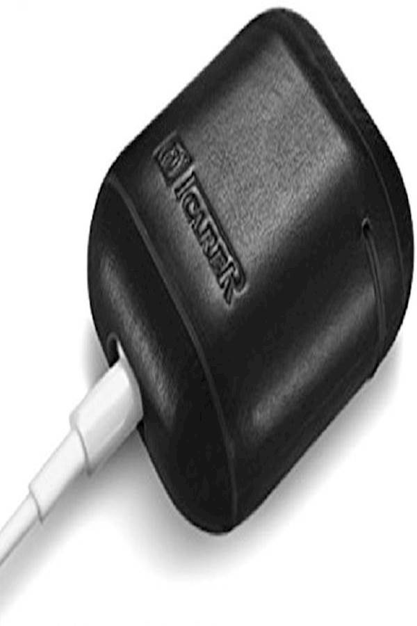 Icarer Protective Carrying Case For Apple AirPods Black  - Image 4