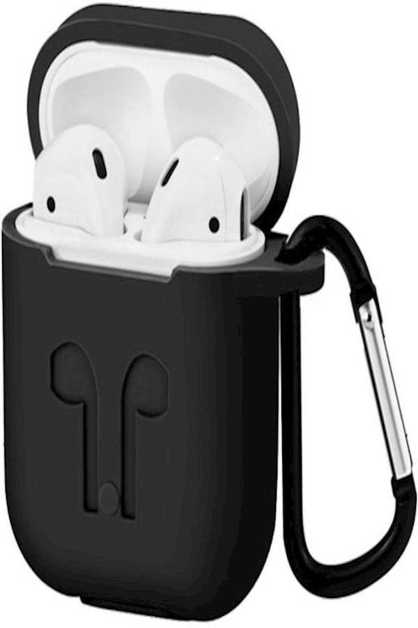 Generic Protective Carring Case For Apple AirPods Black  - Image 2