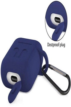 Generic Protective Carring Case For Apple AirPods Navy Blue  - Image 2