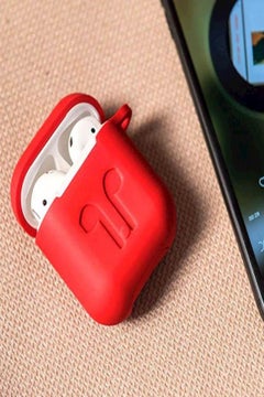 Generic Protective Carring Case For Apple AirPods Red  - Image 2