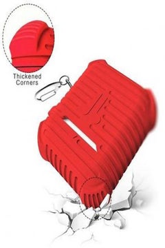 Generic Protective Case For Apple AirPods Red  - Image 2