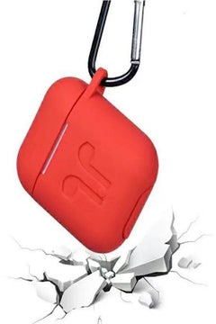 Generic Protective Case For Apple AirPods Red  - Image 2
