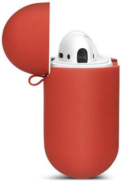 Generic Protective Carring Case For Apple AirPods Red  - Image 3