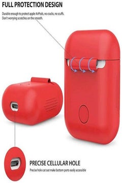 Generic Protective Case For Apple AirPods Red  - Image 4