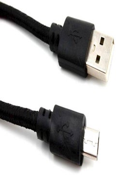 Generic Charging Cable For Huawei/Samsung/HTC/LG/Sony/Lenovo Black  - Image 2