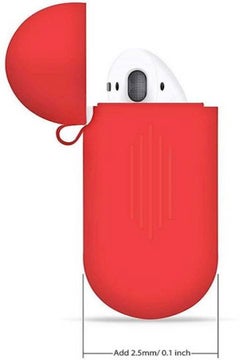 Generic Protective Case For Apple AirPods Red  - Image 3