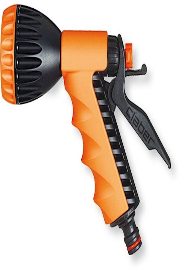 كلابر فوهة رشاشة عريضة بزر تشغيل لخرطوم الحديقة برتقالي/أسود 17.8 x 5.7 x 29.8Ø³Ù†ØªÙŠÙ…ØªØ± - Image 2