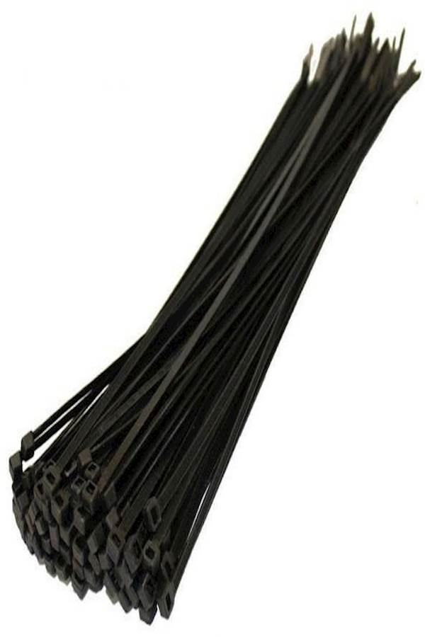 100 Piece Cable Tie 150mm x 3.6mm Bage Black - Image 2