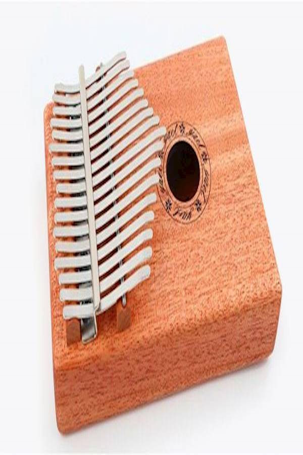 Wooden 17 key Kalimba with Mahogany Portable Thumb Piano Mbira Marimba Sanza of Attached Ore Metal Tines With bag Gift idea 660grams - Image 2
