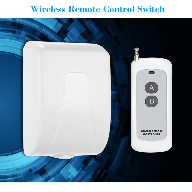 Smart Home 433Mhz RF DC 12V 2CH Wireless Remote Control Switch Relay Receiver White 0.101kg  - Image 3