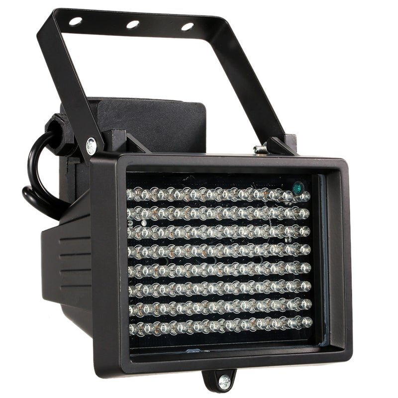 مصباح إضاءة LED بالأشعة تحت الحمراء مكون من 96 مصباح LED. أسود - Image 2