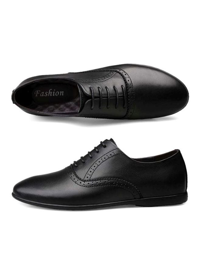 Husk'sWare Lace-up Leather Formal Shoes Black  - Image 3