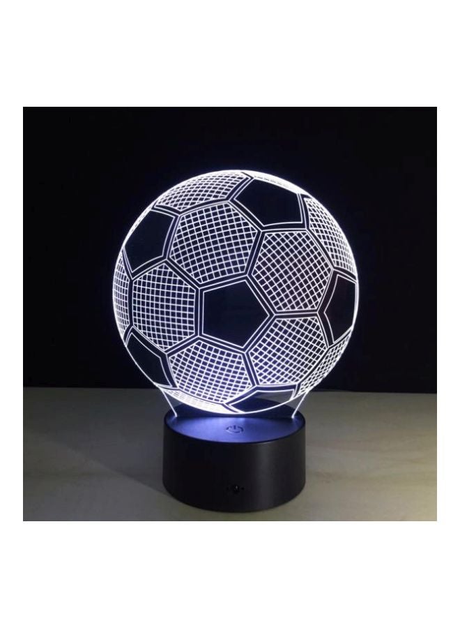 3D Optical Illusion Soccer Lamp Light White/Black 22x13x9cm - v1557220318/N24628296A_2