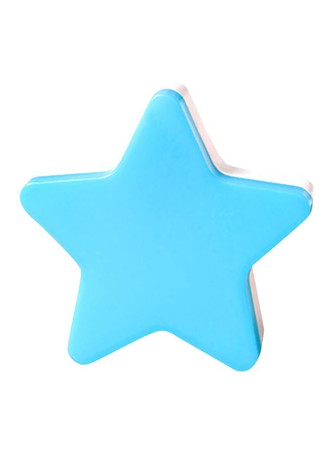 Voberry Star Shaped Night Lamp Blue 8x3cm - Image 1