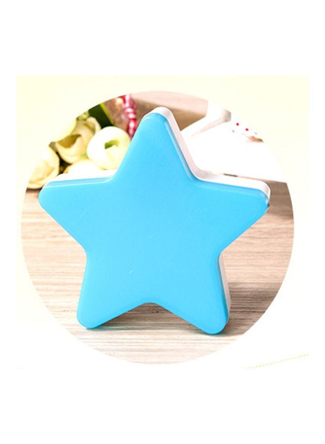 Voberry Star Shaped Night Lamp Blue 8x3cm - Image 2