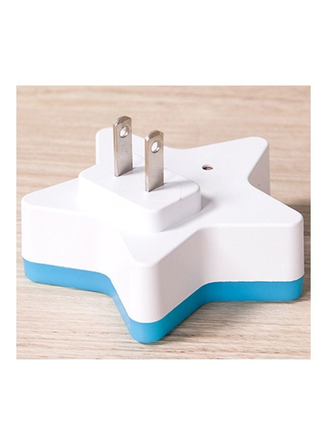 Voberry Star Shaped Night Lamp Blue 8x3cm - Image 3