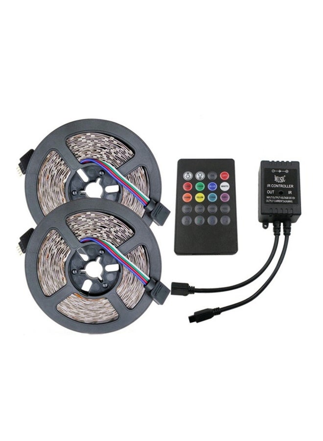 Voberry Flexible LED Light Strip With IR Remote Control Red/Green/Blue 10meter - Image 1