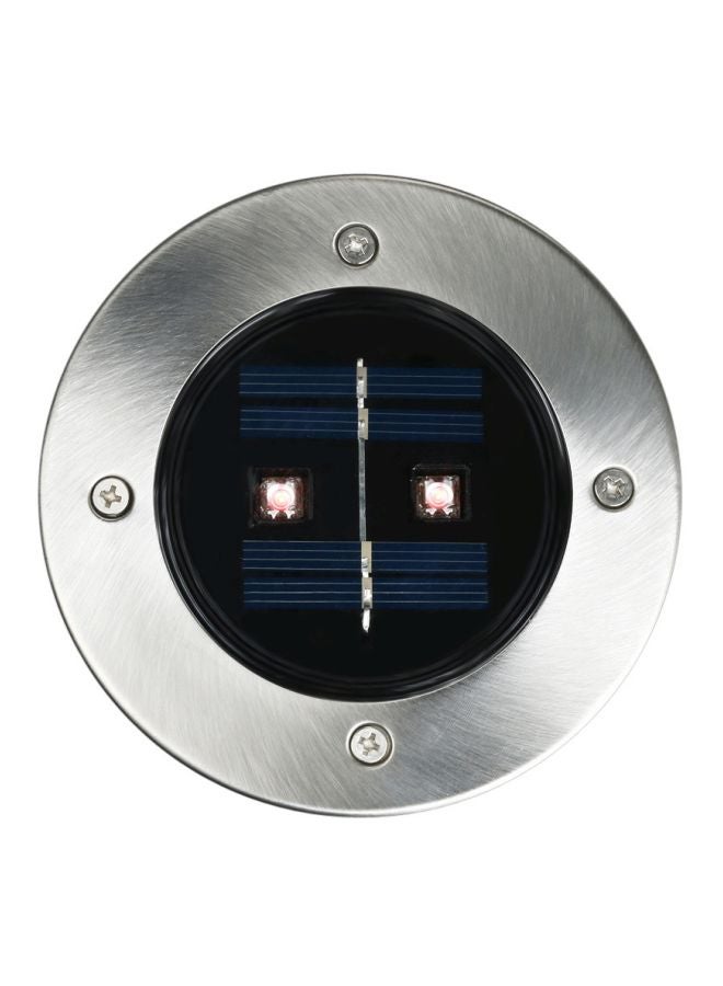 Voberry Solar Powered LED Outdoor Path Light Black/Silver 1x1centimeter - Image 1
