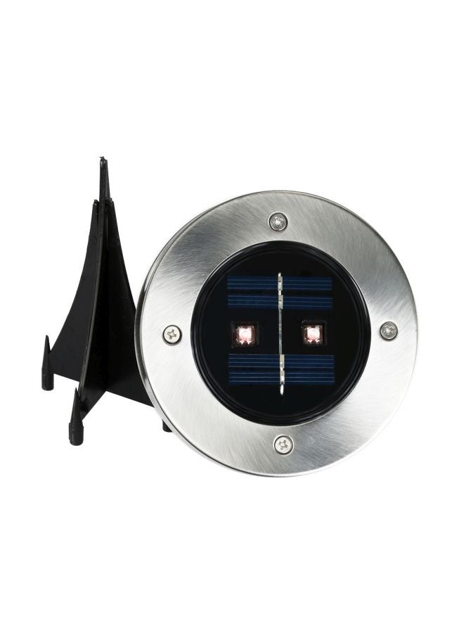 Voberry Solar Powered LED Outdoor Path Light Black/Silver 1x1centimeter - Image 2