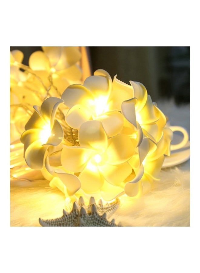 Voberry Flower Shaped LED Fairy String Light White/Yellow - Image 2