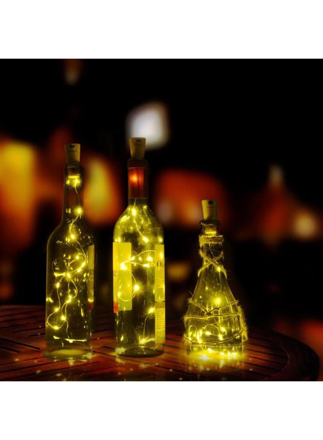 Voberry 12-Piece Cork Shaped LED Light Multicolour 5x5x0cm - Image 3