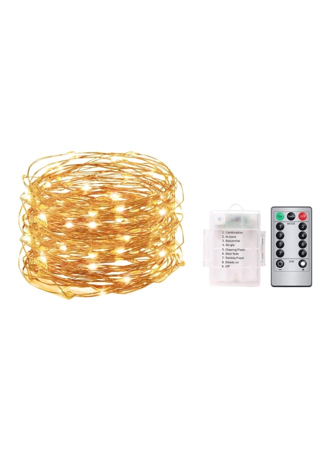 Voberry - Waterproof LED Light Strip Yellow 20meter - Image 1