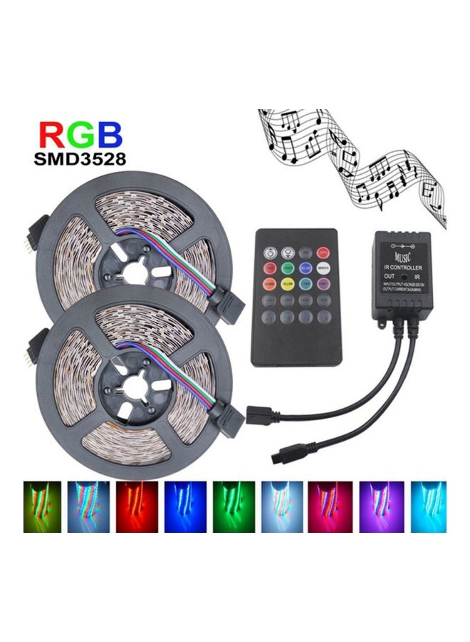 Voberry Flexible LED Light Strip With IR Remote Control Red/Green/Blue 10meter - Image 2