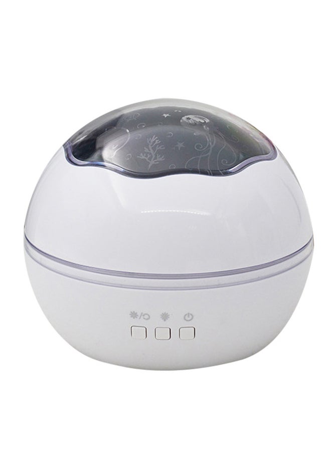 Voberry LED Night Sky Projector Lamp White/Clear 12.5 x 10cm - Image 1