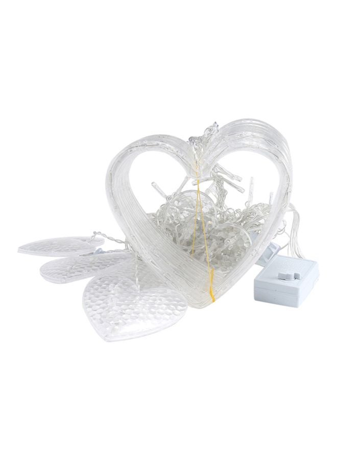 Voberry Heart Shaped LED String Light Blue - Image 1