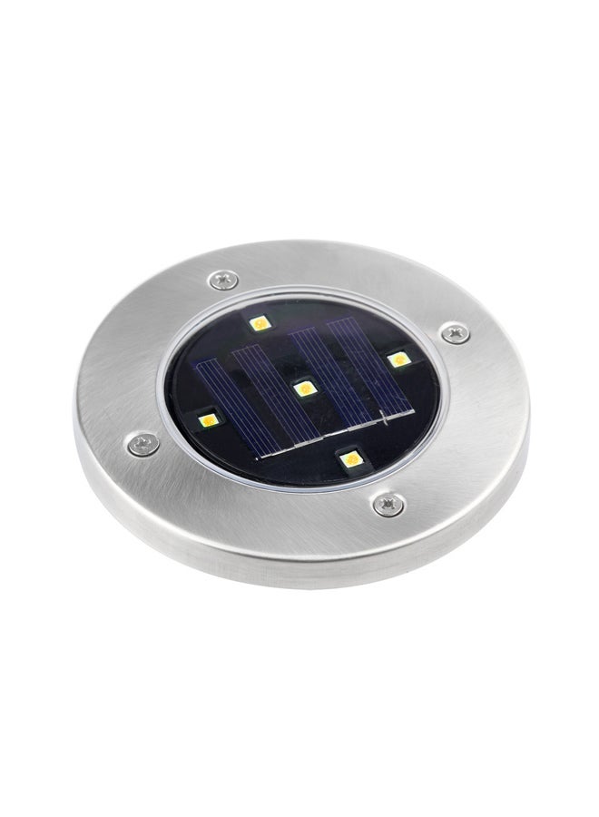 Voberry 5-LED Solar Power Outdoor Wall Light Silver/Black - Image 3