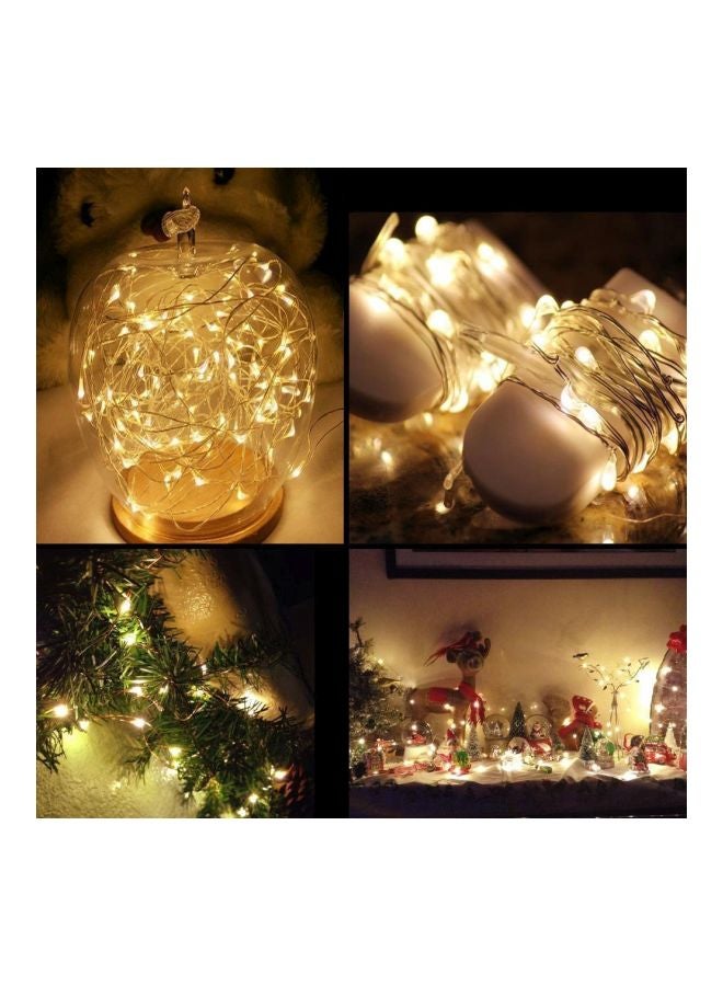Voberry 10-Piece Fairy Light Set Yellow 15x10x450cm - Image 3