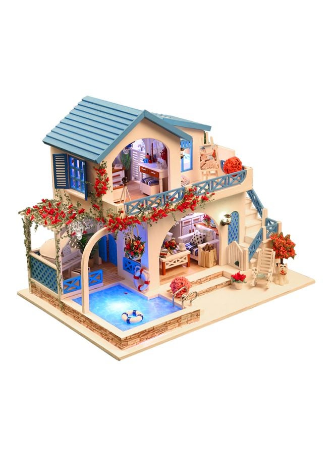 Wooden Miniature Dollhouse Kit