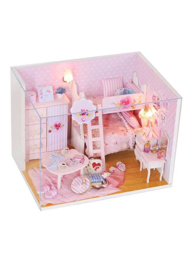 Wooden Princess Room Miniature Dollhouse Kit 