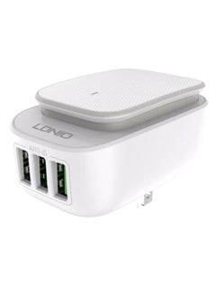 LED Touch Lamp Adapter With Micro USB Port Cable White