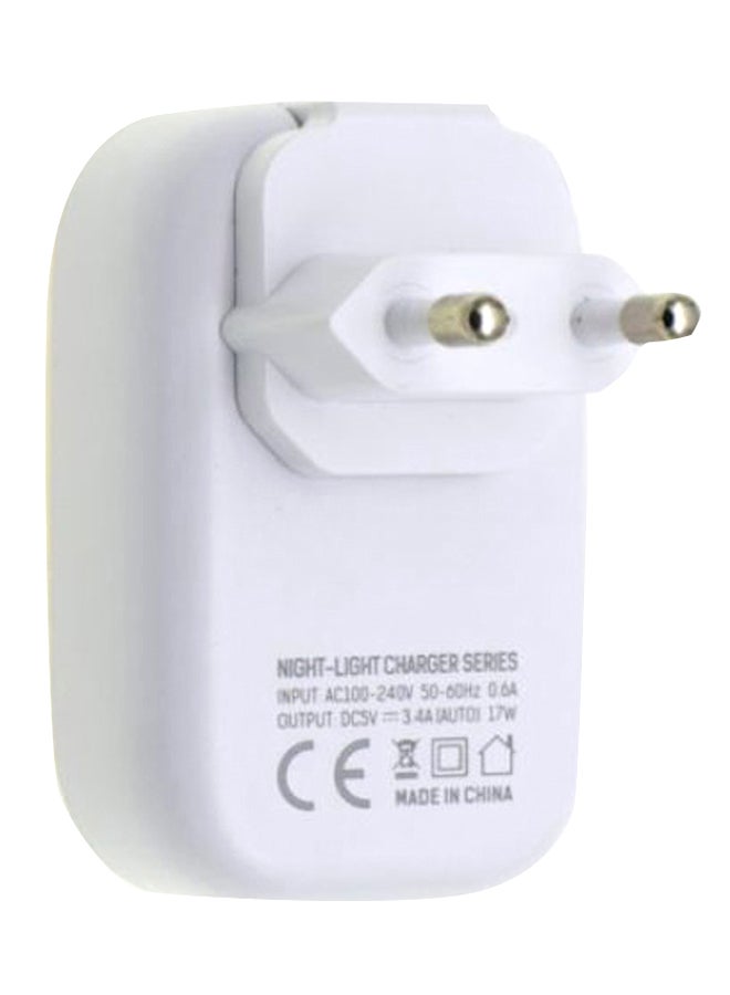 LDNIO - LED Touch Lamp Adapter With Micro USB Port Cable White - Image 1