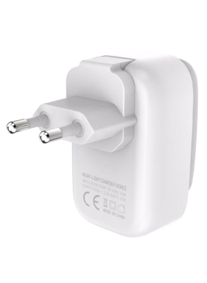 LDNIO - LED Touch Lamp Adapter With Micro USB Port Cable White - Image 1