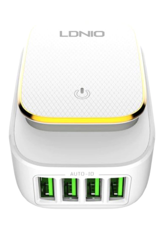 LDNIO LDNIO A4405 LED Touch Lamp Adapter With Cable 3 USB Port – White White  - Image 3