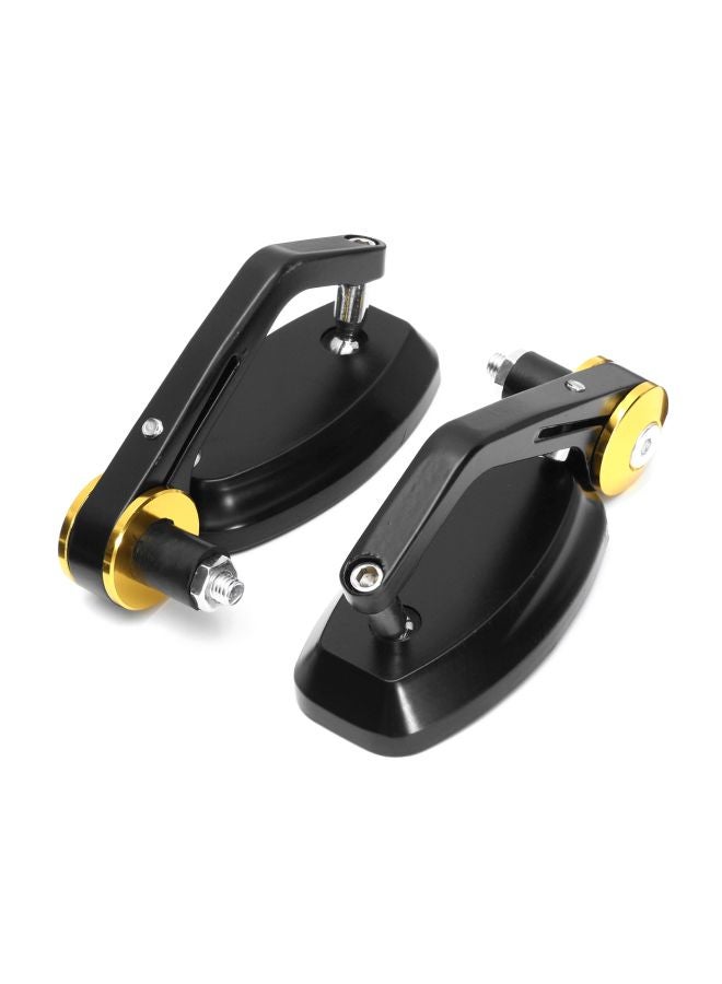 2-Piece Motorcycle Handle Bar Rear View Mirror