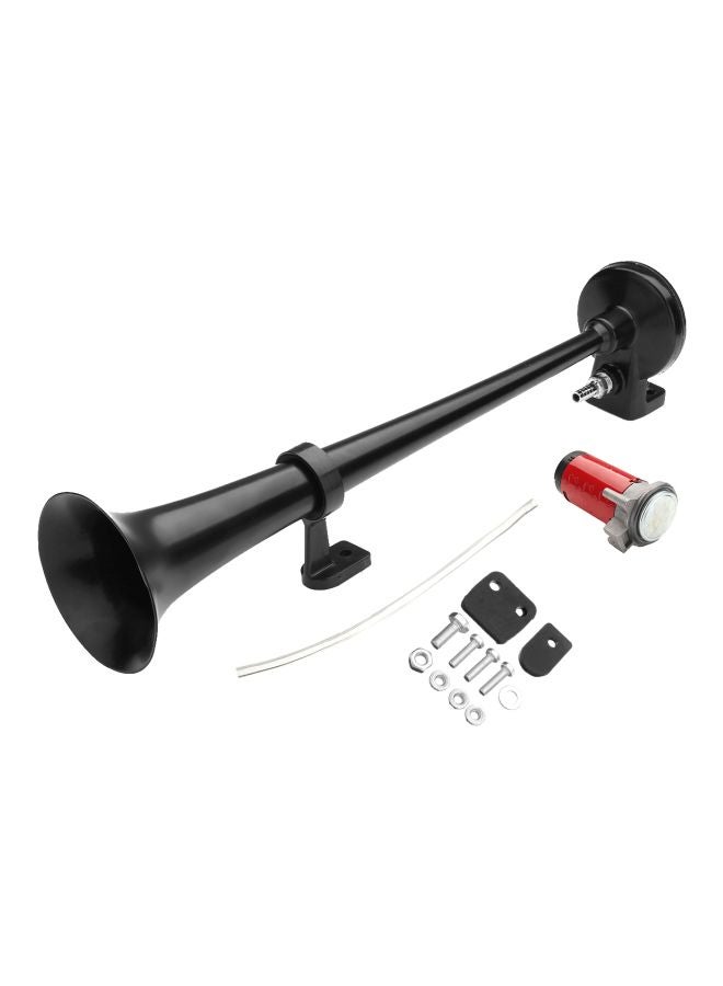 Generic Super Loud Air Horn Long Trumpet And Compressor  - Image 1