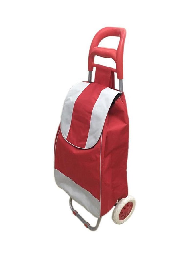 Portable Foldable Trolley Bag Red 10cm  - Image 1