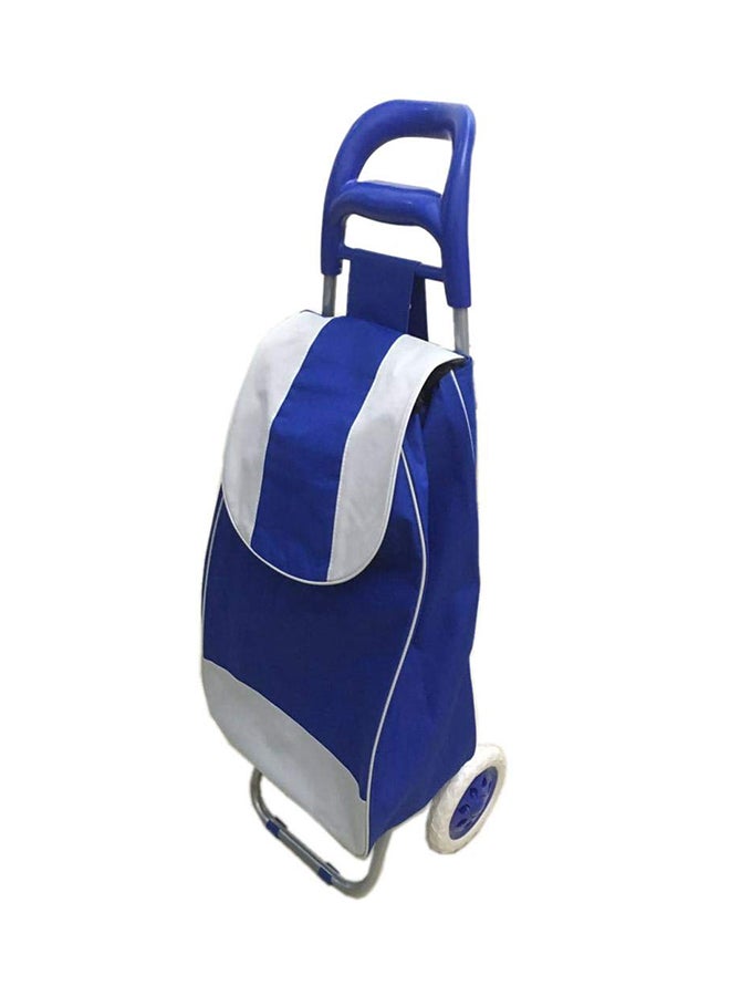 Portable Foldable Trolley Bag Blue 10cm  - Image 1