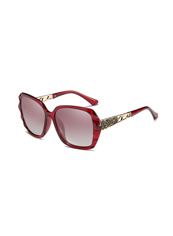 أورون نظارة شمسية بإطار على شكل فراشة وعدسات مستقطبة للنساء