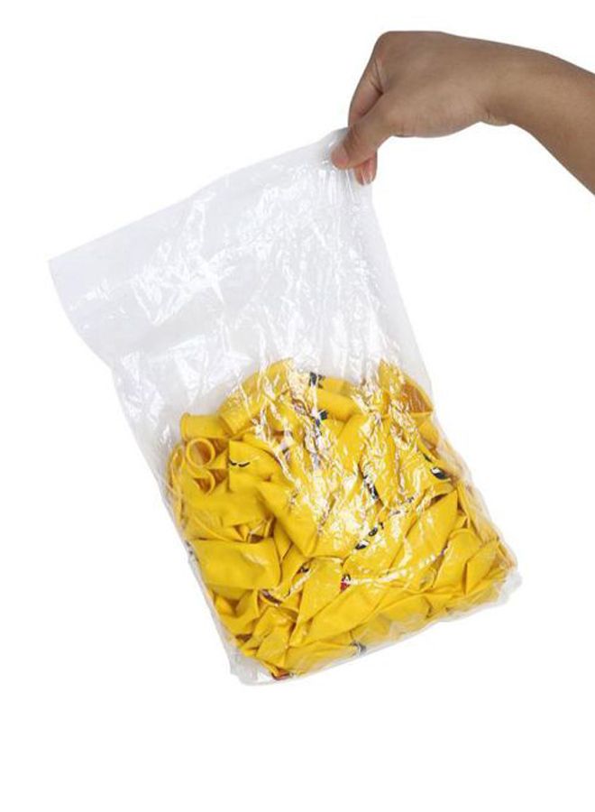 Sharpdo 12-Piece Smiley Latex Birthday Balloon Set X6C2 Yellow - Image 4