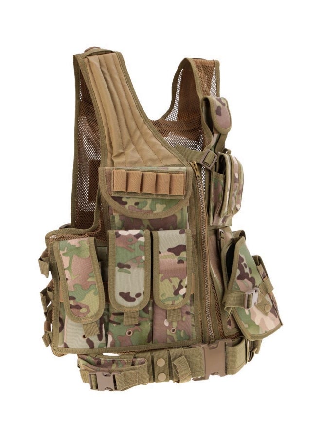 LIXADA Polyester Tactical Army Hunting Vest for Camping Hiking  - Image 1
