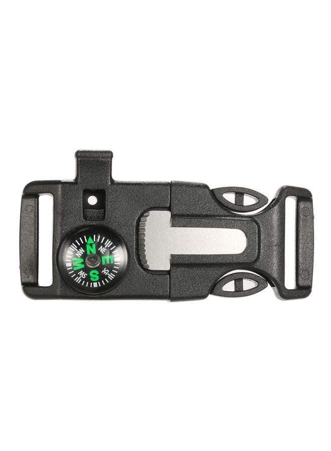 LIXADA - 10-Piece Emergency Whistle Buckle Flint Scraper Set - Image 1
