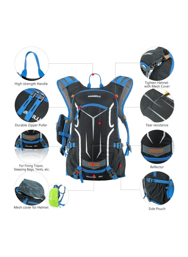 ANMEILU Water Resistant Cycling Backpack With Rain Cover 18L 18Liters  - Image 4